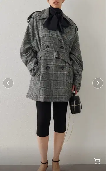 Whim Gazette 울 미들 트렌치코트