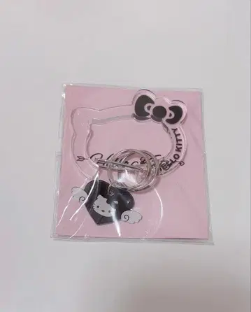 헬로키티 카라비너 블랙 SPINNS 산리오 미사용 미개봉 새상품