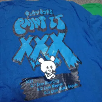 큐소네코가미 2023 PAINT IT XXX 라이브 긴팔 티셔츠