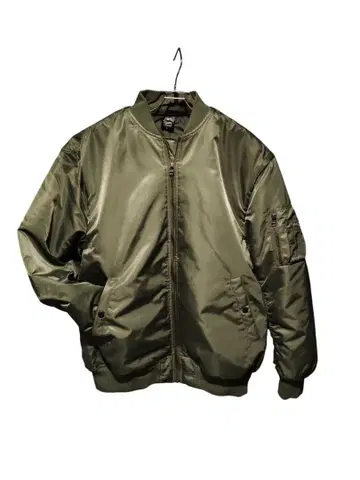 올리브 MA-1 자켓 돌핀 자수