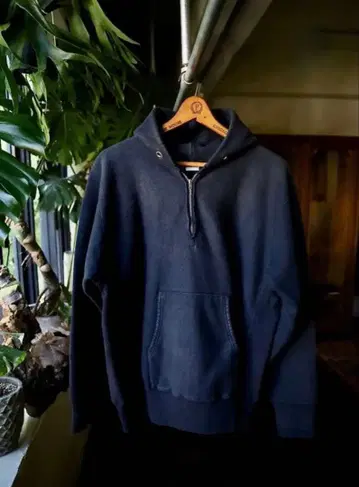 아프레쎄 빈티지 하프 집 스웻 후디 3