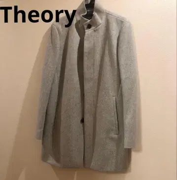 Theory 스텐카라 코트 캐시미어 혼방 그레이 S