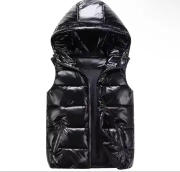 블랙 다운 베스트 L 사이즈