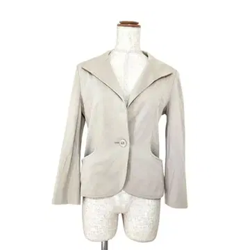 INDIVI 테일러드 자켓 (38) 일본제 베이지 고급 출퇴근 겉옷