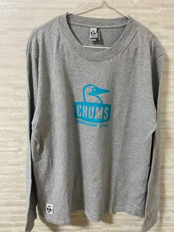 CHUMS 긴팔 티셔츠 L 그레이