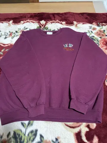 PRETO and BRANCO 트레이닝복 버건디