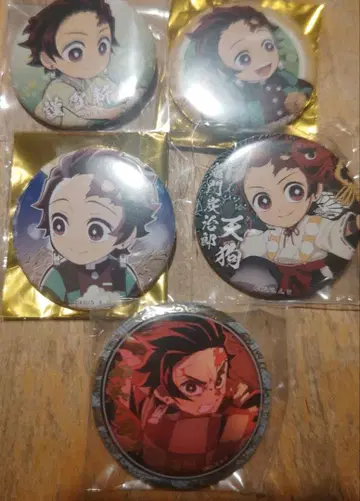 탄지로 캔뱃지 5개 세트 ufotable