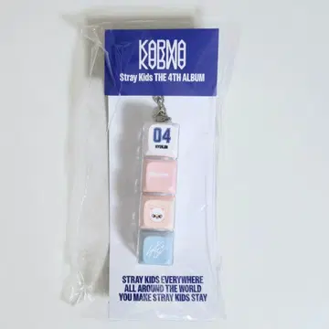 스키즈 한국 KARMA 팝업 키캡 키링 현진