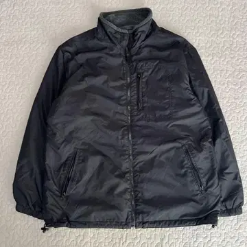 UNIQLO 리버서블 자켓 M 블랙 플리스 x 나일론 아우터
