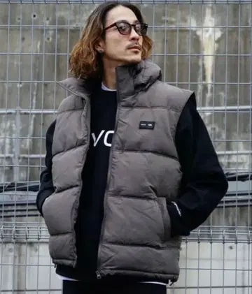 [ 새상품급 ] RVCA 루카 다운 자켓 남성용 그레이