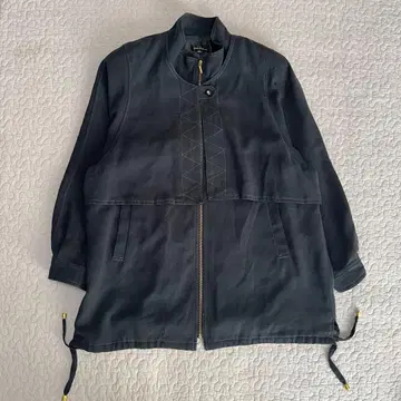 성인 심플 롱 자켓 블랙 모즈풍 M~L 경량 아우터