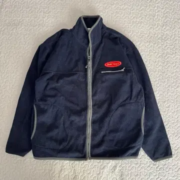 구제 의류 Bell Town 플리스 LL 네이비 자수 패치 아웃도어