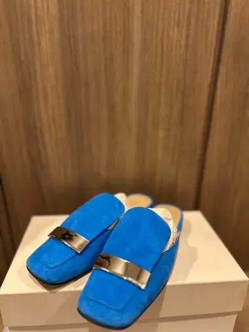 Sergio Rossi sr1 블루 뮬