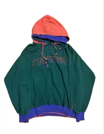90s starter 스타터 더블 후드티 구제 의류 M 사이즈