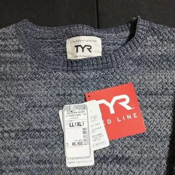 TYR 니트 크루넥 차콜 그레이 XL