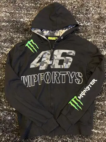 46 풀 집업 후드티 XL