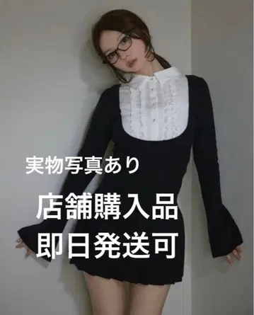 andmary Lotta 프릴 미니 드레스 앤드마리