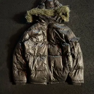 00s y2k 퍼 다운 자켓 헤이세이 갸루 남자 그런지 시크 스타일