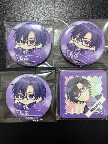 컬러풀 피치 모후 타워 기본 캔뱃지 스퀘어 캔뱃지