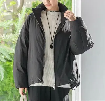 LAUTREAMONT 스탠드 칼라 다운 블루종