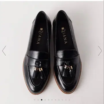 다이애나 블랙 태슬 로퍼