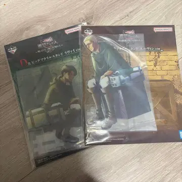 D 아크릴 스탠드 엘빈 스미스 & 리바이 아커만