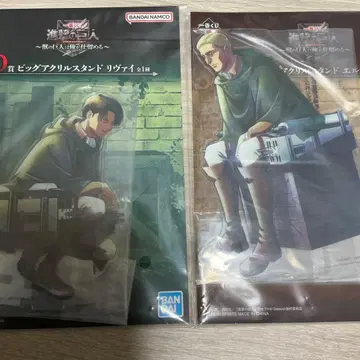 D 아크릴 스탠드 엘빈 스미스 & 리바이 아커만