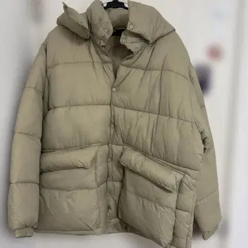 US COMPANY SUPPLY 베이지 다운 자켓 L 사이즈