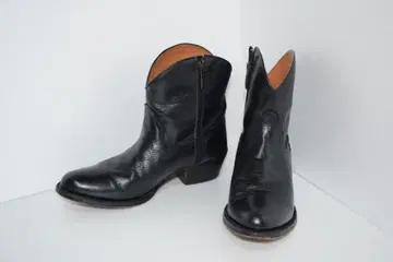 [ TONY MORA ] 블랙 가죽 웨스턴 부츠 부츠 토니모라