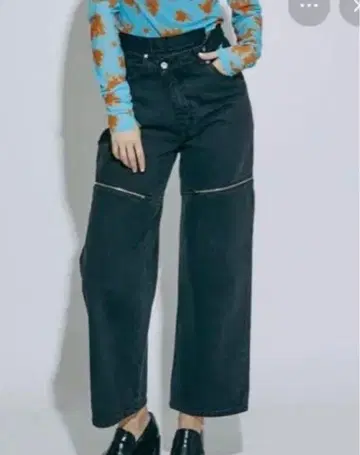 메종 스페셜 사이드 슬래시 데님 34