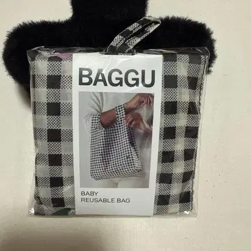 BAGGU 깅엄 체크 정품