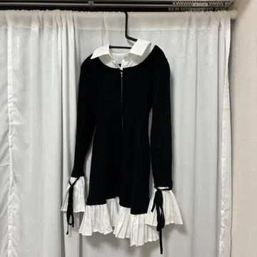 블랙 지퍼 원피스