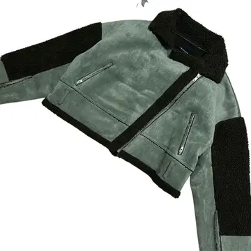 지나시스 보아 숏 기장 자켓