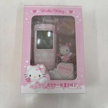 산리오 폴더폰 거치대 시계 헬로키티