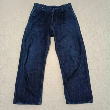 일본제! steven alan 다크 블루 와이드 청바지 사이즈: M 상당