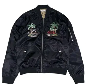 [ RUMSODA ] 블랙 스카잔 사이즈 L 하와이안 자수