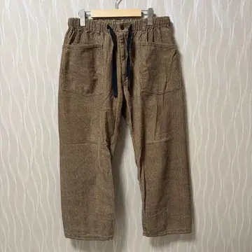 포스트 오버올즈 이지 팬츠 헤링본 L 3307-HCB