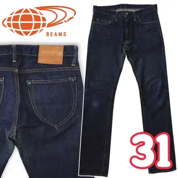 빔즈 BEAMS 레귤러 핏 스트레이트 데님 팬츠
