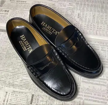 HARUTA 블랙 로퍼 일본제