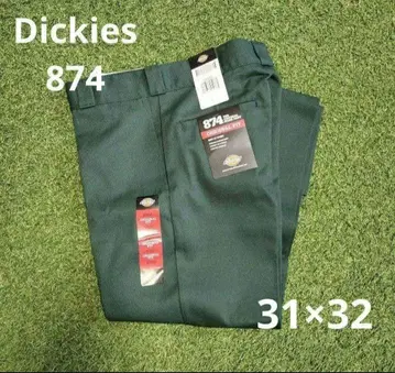 미사용 새상품 디키즈 874 GH 31 x 32 워크 팬츠 미도리우02