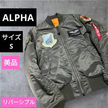 ALPHA INDUSTRIES 와펜 MA-1 플라이트 자켓