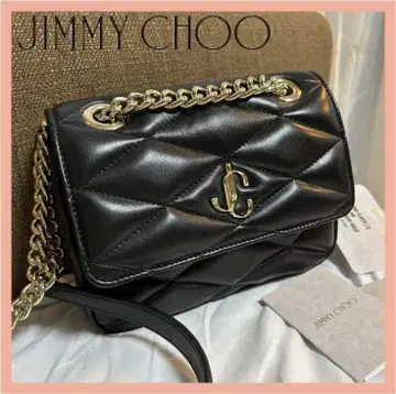 세련된 [Jimmy Choo] 파론 플랩 스몰 퀼팅 백