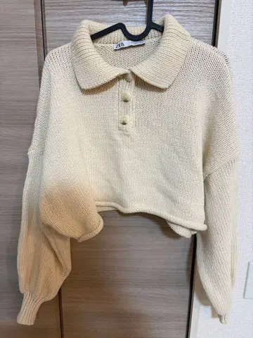 ZARA 크림색 니트