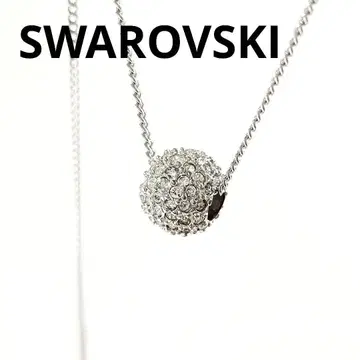 스와로브스키 목걸이 파베 펜던트 실버 SWAROVSKI