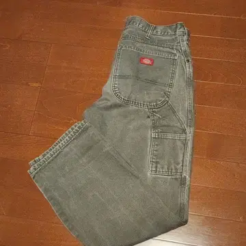 Dickies 그린 계열 그레이 톤 덕지 팬츠