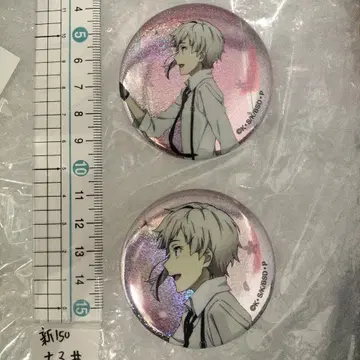 홀로그램 캔뱃지 2개 세트 나카지마 아츠시 문호 스트레이독스