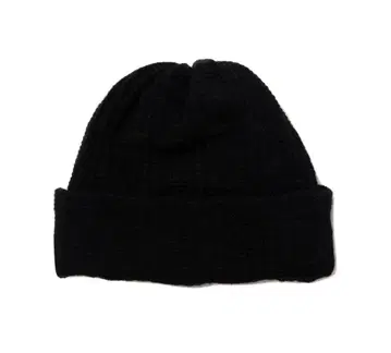 Random Rib Cuffed Beanie BLACK