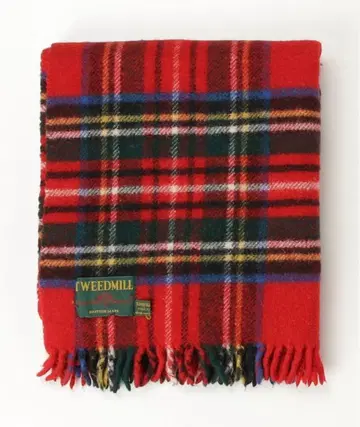 TWEEDMILL 타탄 체크 스톨