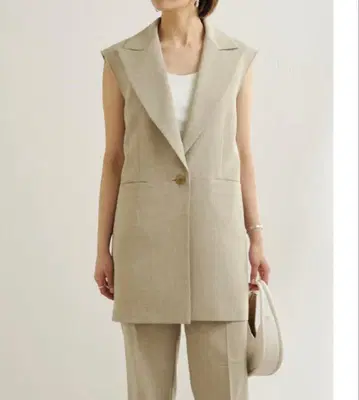 [ Drawing Numbers ] 슬라브 롱 베스트 베이지