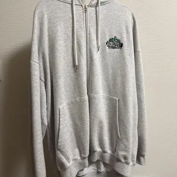 앳마크 더블 지퍼 후드티